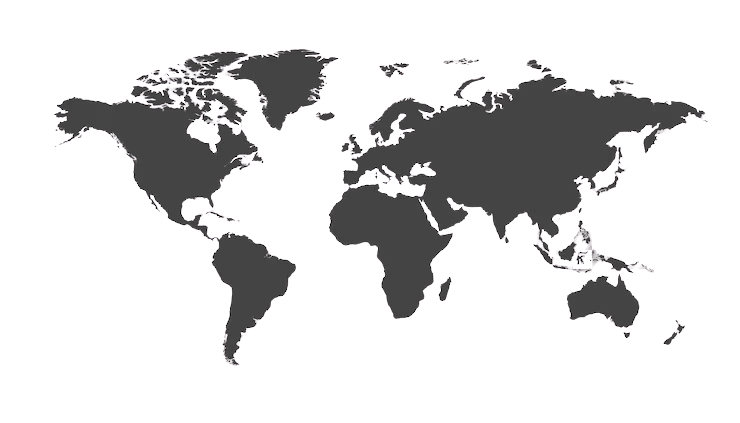 Mapa mundial mostrando usuários Nexus